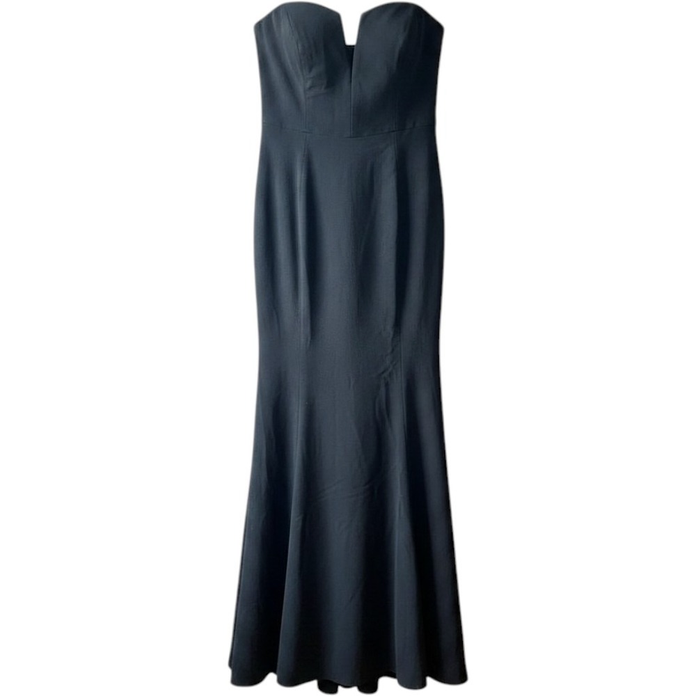 NWT Dress the Population Black Long Sleeveless Evening‎ Dress Sz XXL
